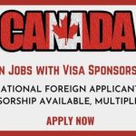 Canadian Visa Sponsorship Jobs 2024