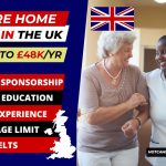 Care Home Jobs In The UK With FREE 5 Years Visa Sponsorship | No Experience Required