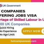 [UPDATED] Jobs In UK for Foreigners with Visa Sponsorships | Apply Now - Quick Hiring