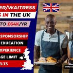 Waiter/Waitress Jobs In UK with Visa Sponsorships | No Experience Required, Quick Approval
