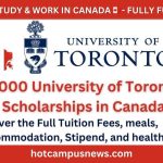 Fully Funded University of Toronto Scholarships