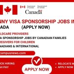 Nanny Visa Sponsored Jobs In Canada